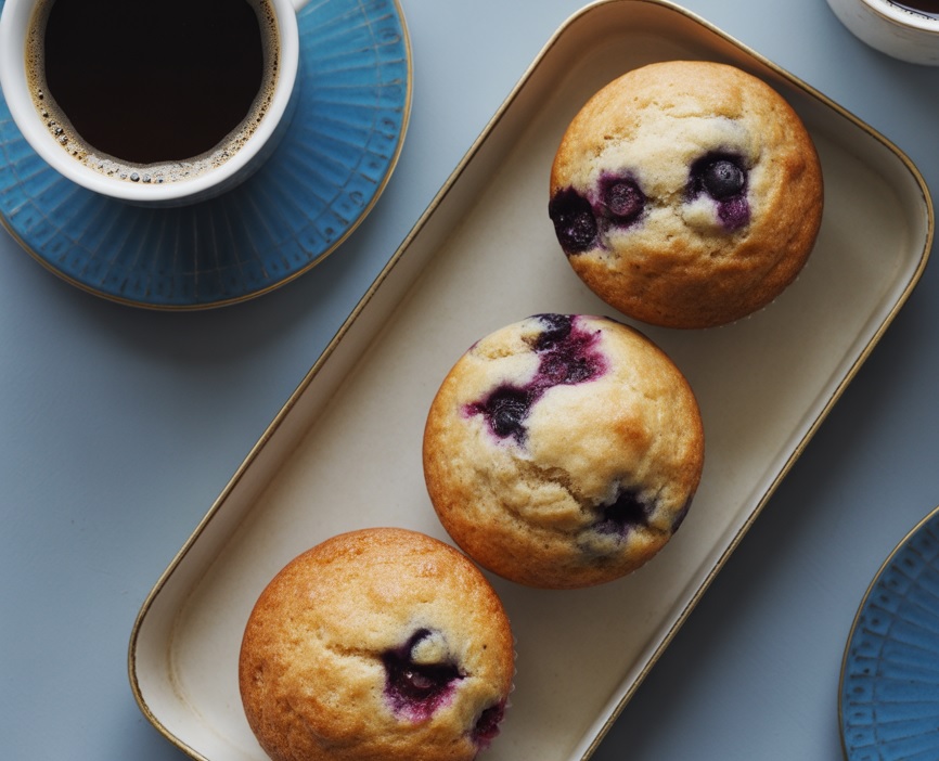 almond flour blueberry muffin recipe