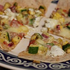 Veggie Tortilla Pizza