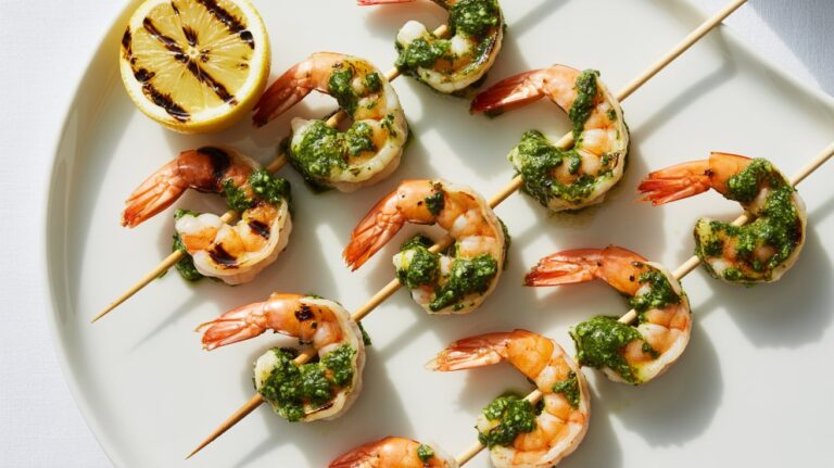 Pesto shrimp recipe