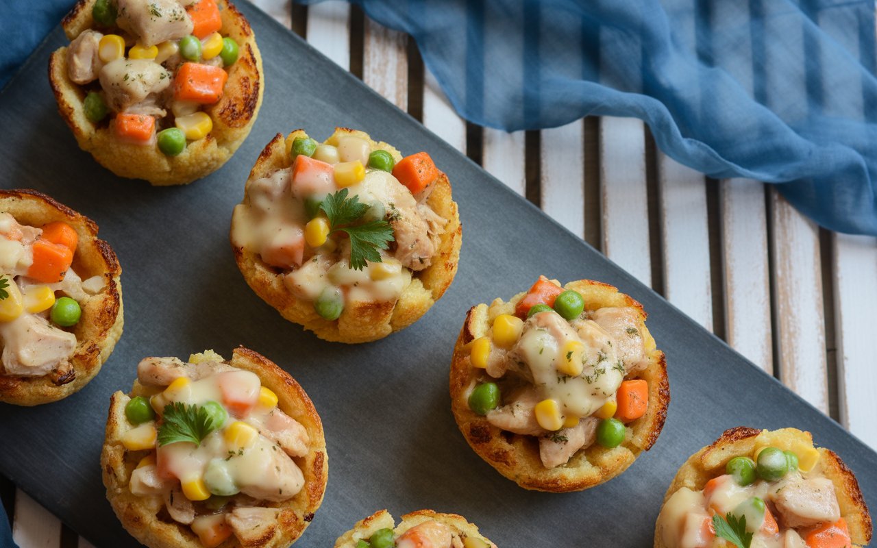 Low-Carb Chicken Pot Pies