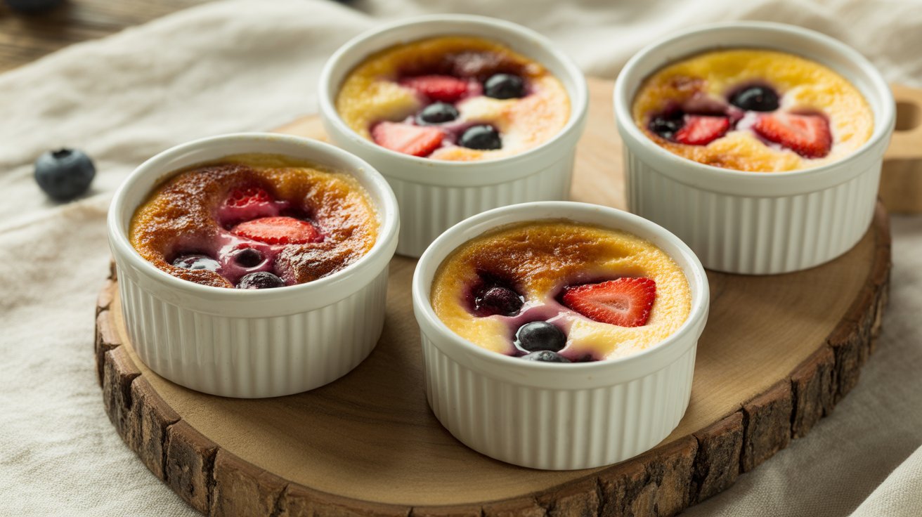 Recipes Low Carb Gratin of Fresh Berries