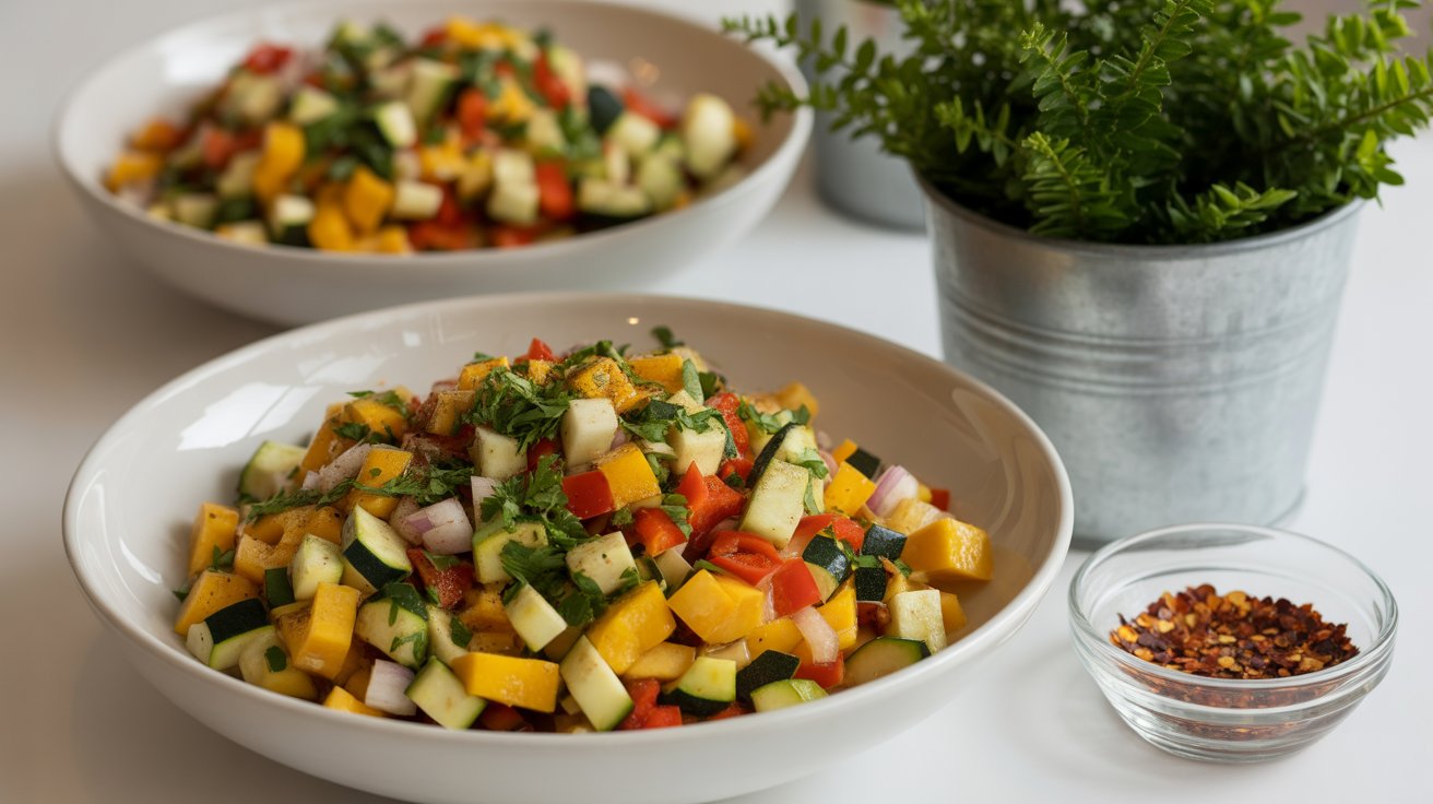 EASY LOW CARB SQUASH SALSA Low Carb Summer Squash Salsa