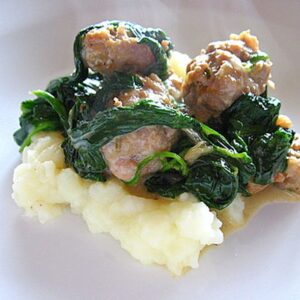 Popeye’s Pride: Spinach and Sausage Surprise