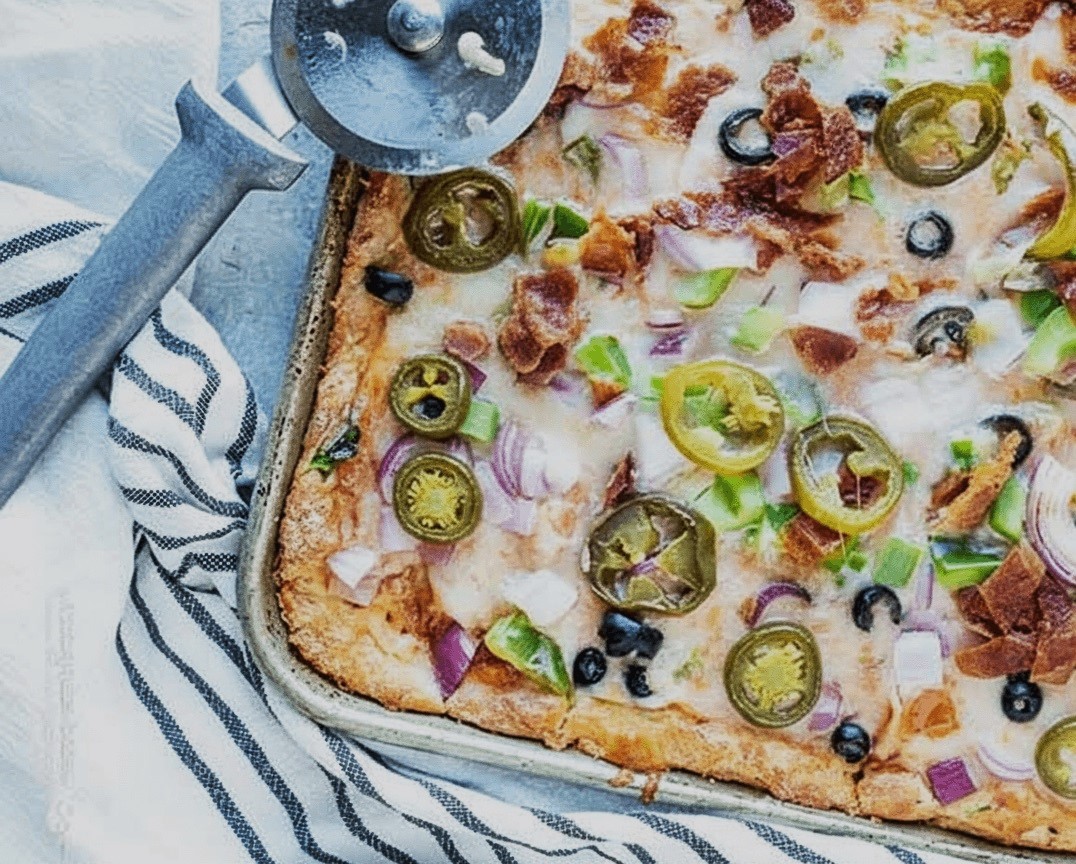 Keto sheet pan pizza Keto sheet pan pizza