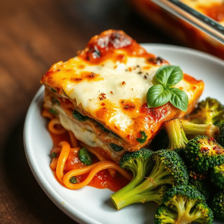 Zucchini Noodle Lasagna