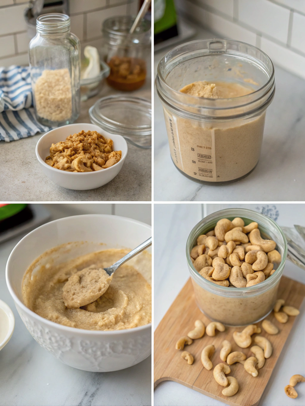 homemade cashew butter recipe homemade cashew butter recipe preparing steps