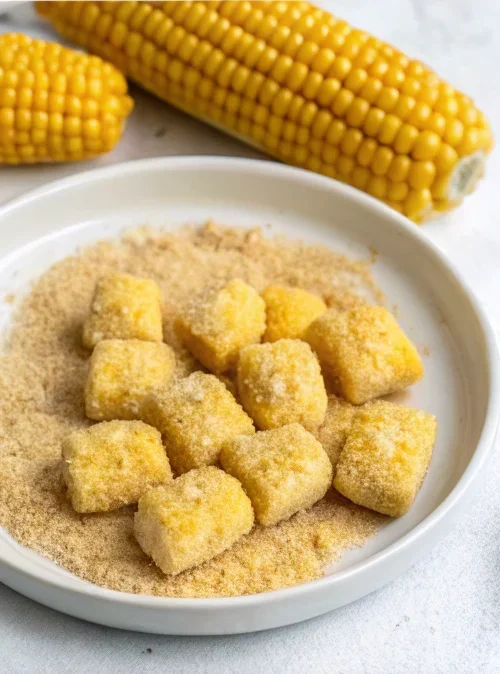 Crispy Healthy Corn Nuggets Recipe