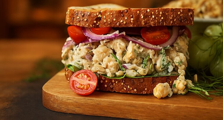 chickpea sandwich vegan recipe