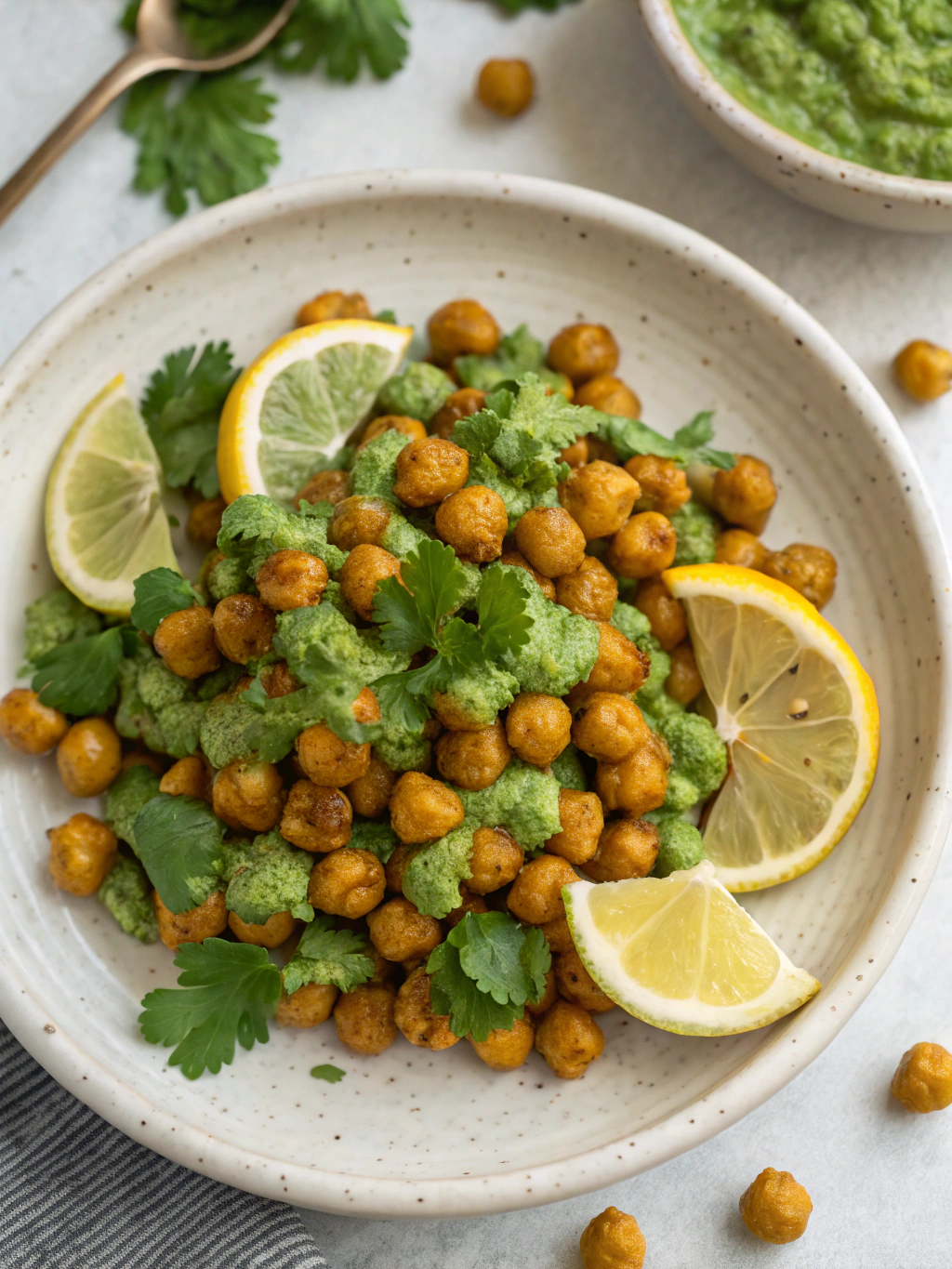 wasabi chickpeas