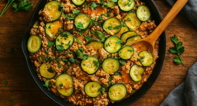 zucchini and turkey skillet