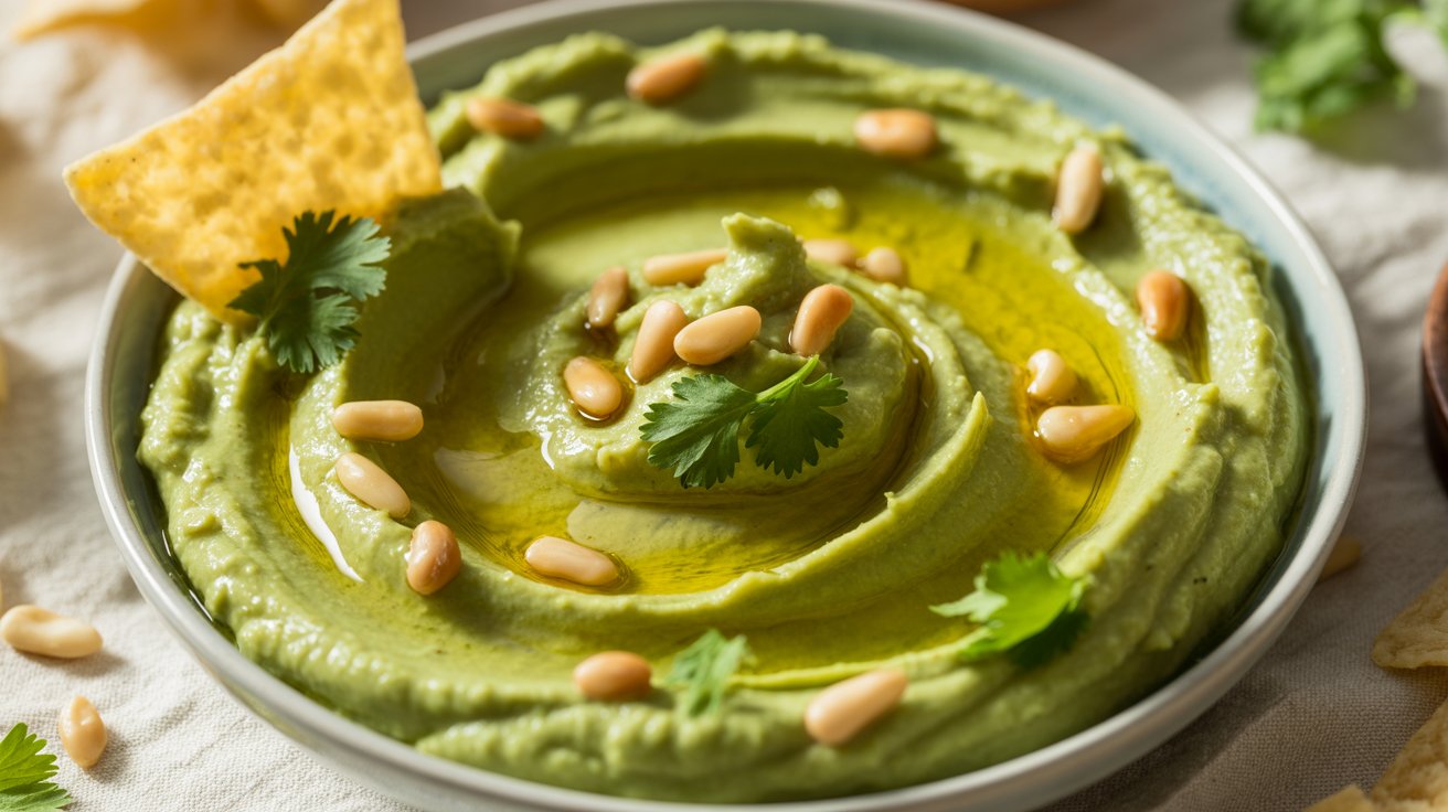 avocado and chickpea hummus