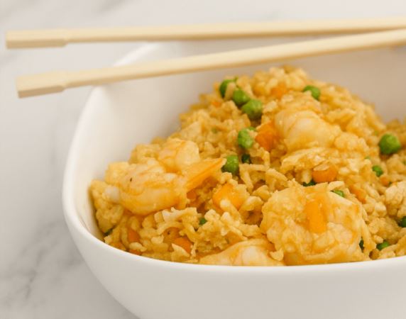 cauliflower shrimp fried rice	
