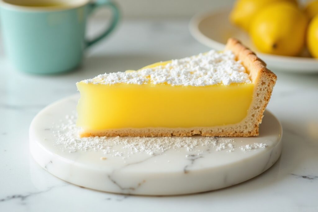 Gluten free lemon curd cake