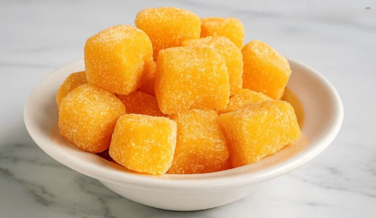 Orange jelly sweets