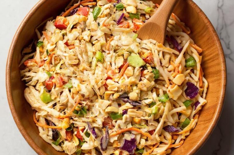 Thai Chicken Salad with Peanut Dressing Thai Chicken Salad with Peanut Dressing