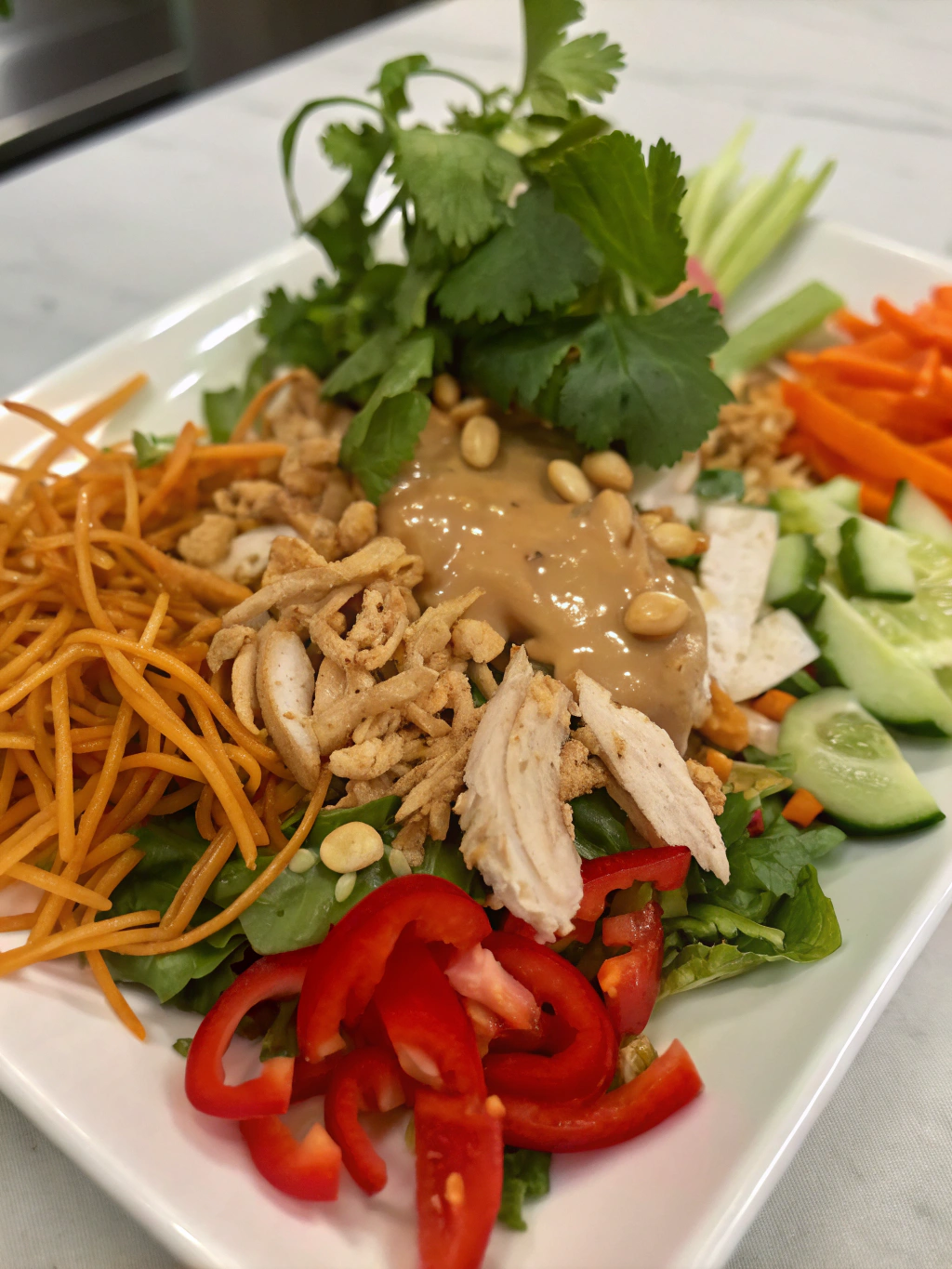 Thai Chicken Salad with Peanut Dressing Thai Chicken Salad with Peanut Dressing ingredients