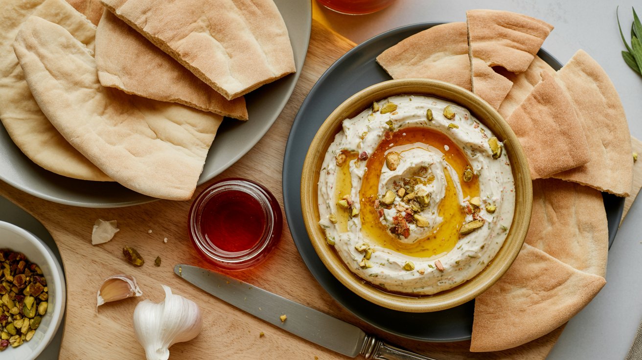 whipped feta with honey dip whipped feta with honey dip